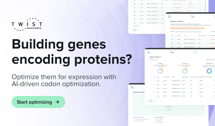 Unlock the full potential of your DNA. Our AI codon optimization tool focuses on features other tools miss.